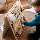 Kétoldalú Montessori Fa Matatófal és Mágnestábla