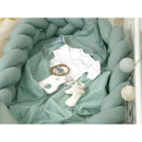 AMY Pure fonott babafészek- Kobaltzöld