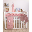 AMY Pure fonott rácsvédő, 240 cm- Rózsaszín