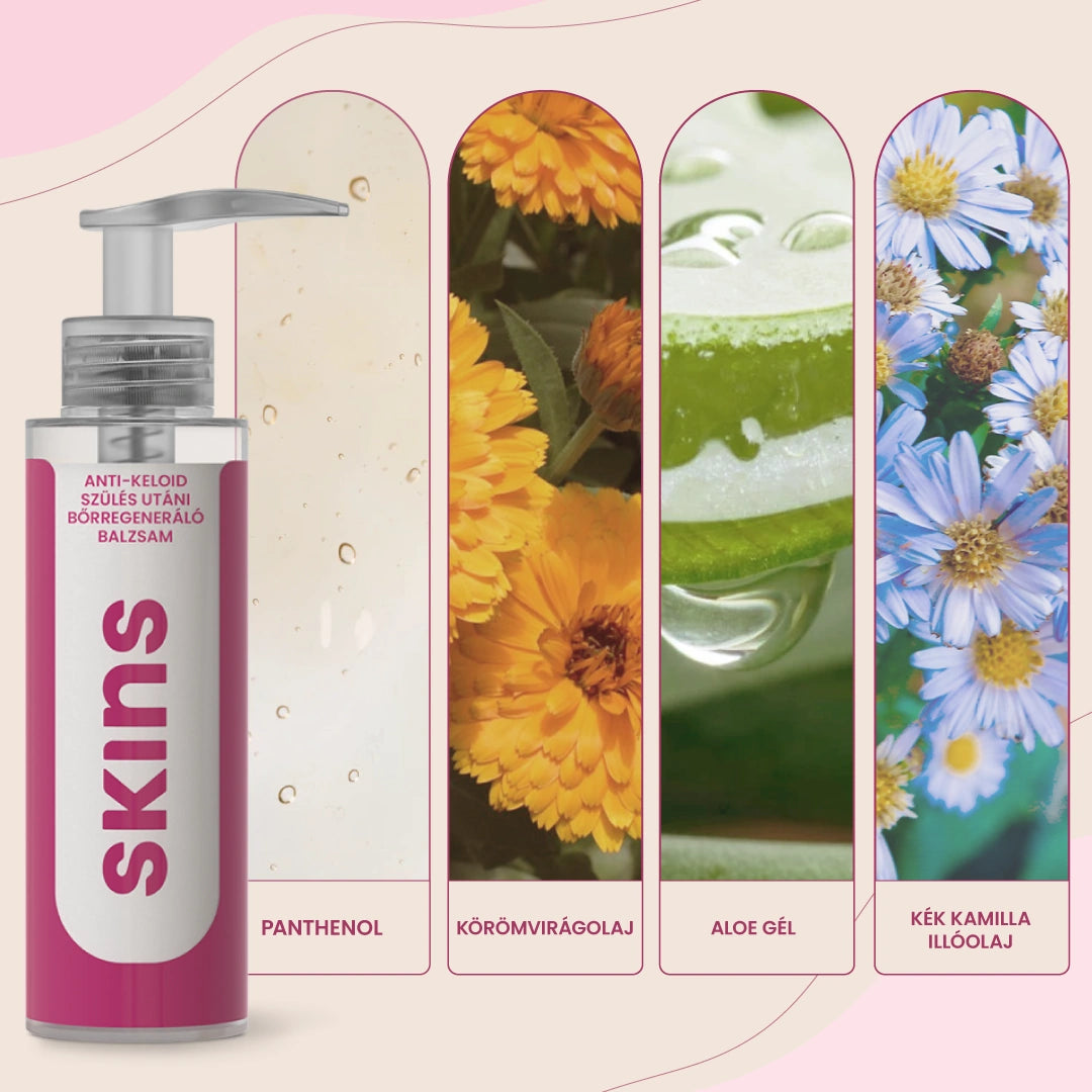 SKINS Anti-keloid Szülés Utáni Bőrregeneráló Balzsam 100ml