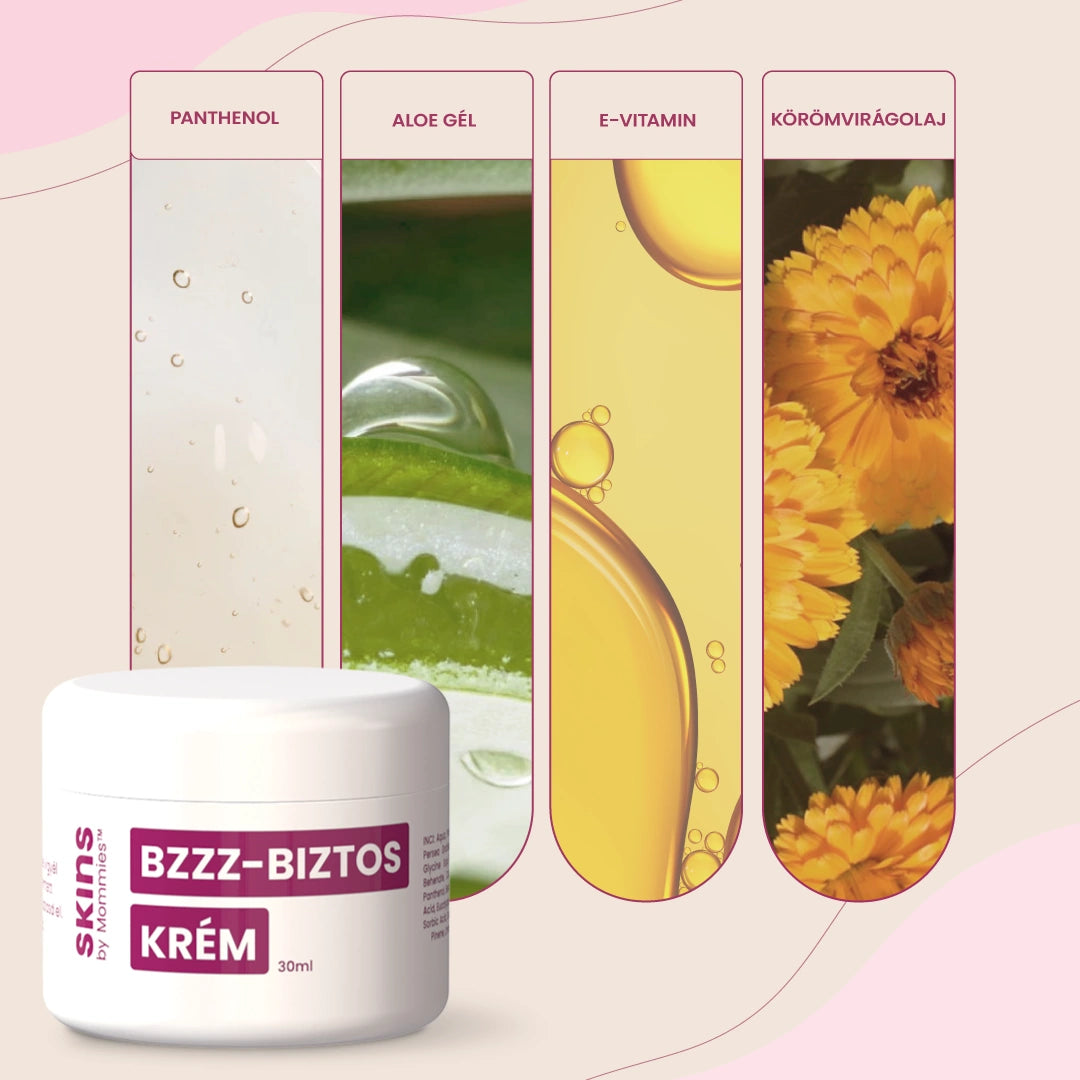 SKINS Bzzz-Biztos Csípés Utáni Nyugtató Krém Babáknak 30ml