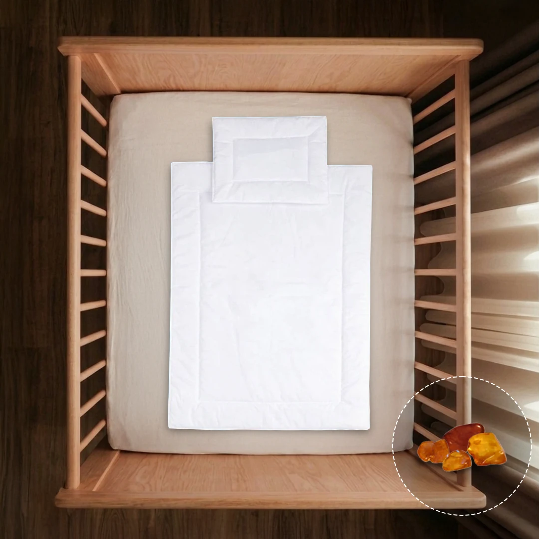 Babóca Borostyános Babaágynemű Szett (2 részes)