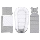 Bellochi 5 részes babafészek szett- Szürke csillagok