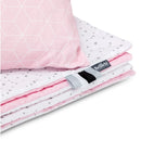 Bellochi bevarrt babaágynemű, 2 db-os- Rózsaszín csillagok