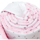 Bellochi rácsvédő, 180 cm- Rózsaszín csillagok