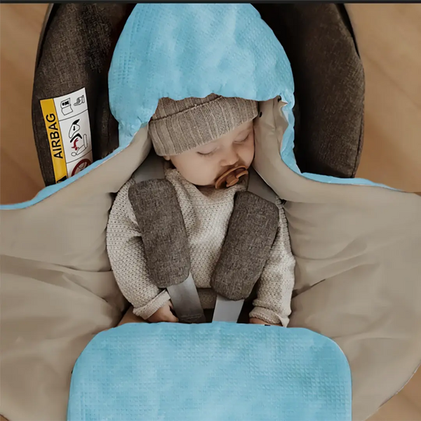 Gyerekülésbe és Babakocsiba Beköthető Takaró