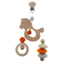 Lovacskás babakocsi játék- narancs