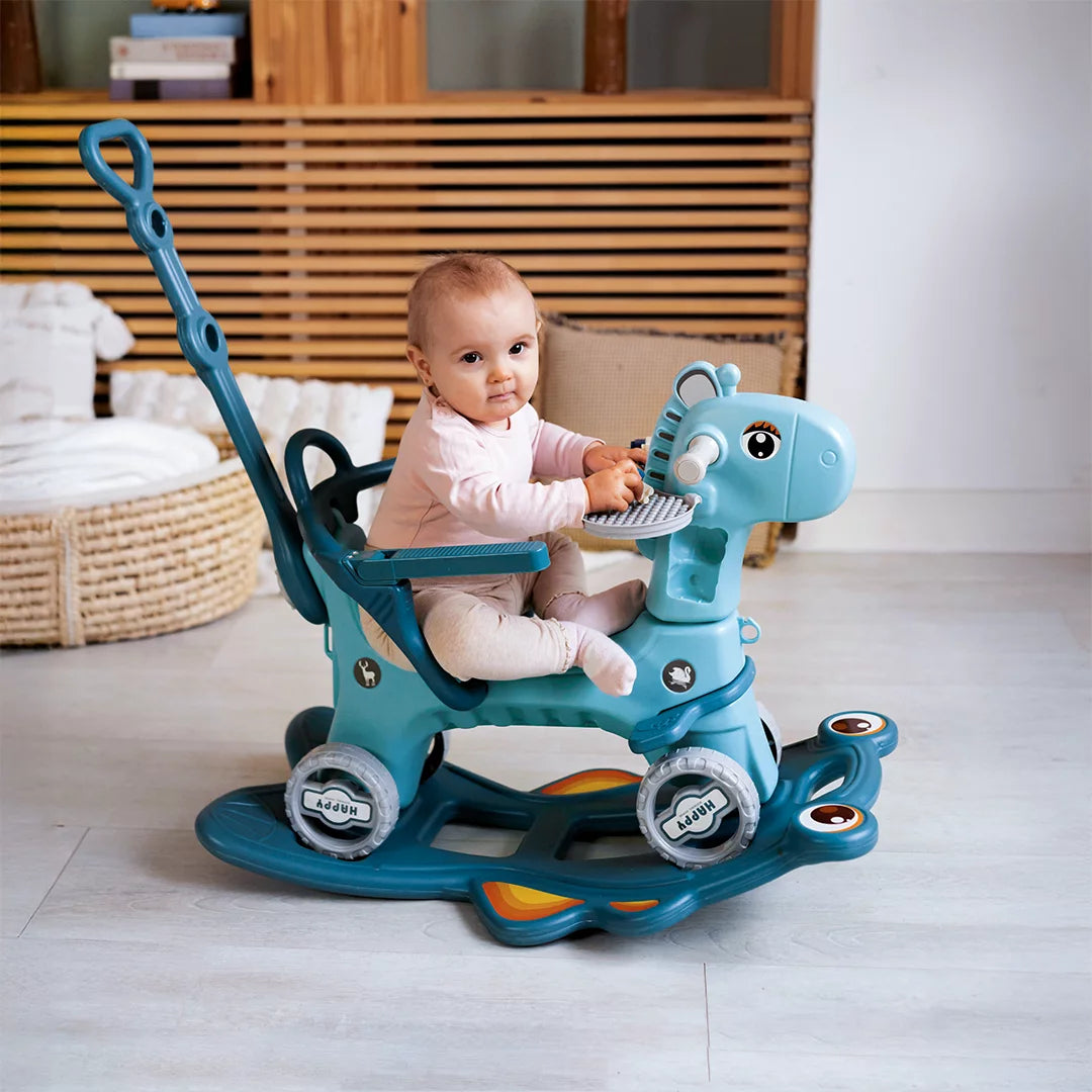 Többfunkciós Hintaló Guruló Kerekekkel