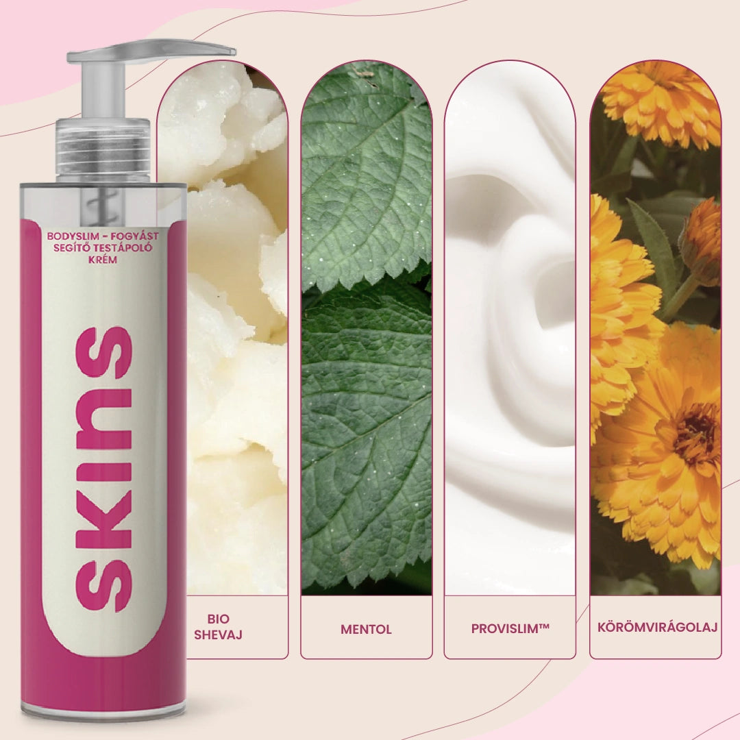 SKINS BodySlim Fogyást Segítő Testápoló Krém 200ml