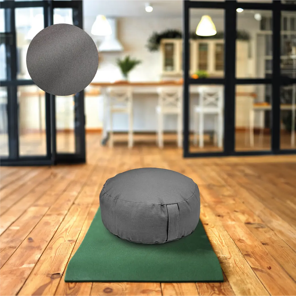 Meditációs Jóga Párna Tönkölypelyva Töltettel