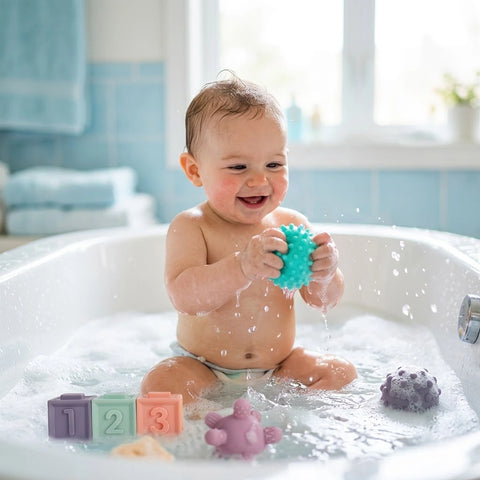 Montessori Puha Szenzoros Építőjáték Szett