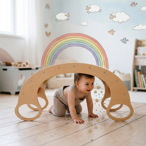 Montessori 5in1 Gyermek Szivárvány Hinta