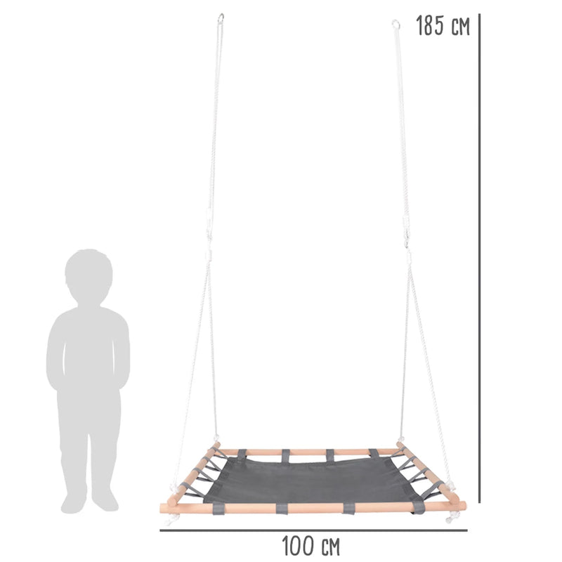 Fészekhinta fa kerettel, 100 kg