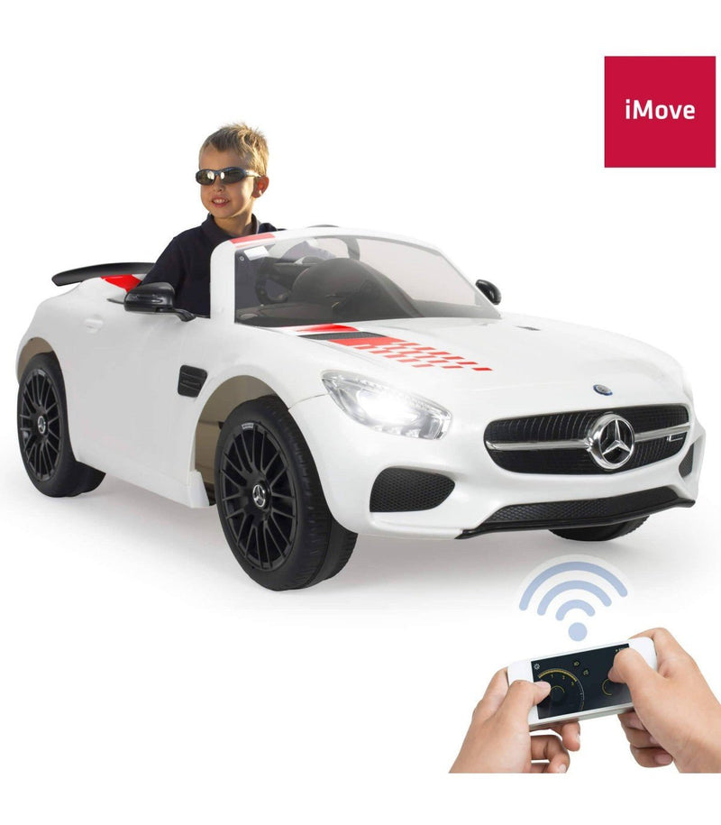 Injusa MB AMG GT S 12V iMove fehér akkumulátoros autó 3 - 8 év - Mommies.hu - NAGYOBB