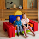 Kuckó Kocka Moduláris Szivacs Gyerek Kanapé XL méret - 14 db elem