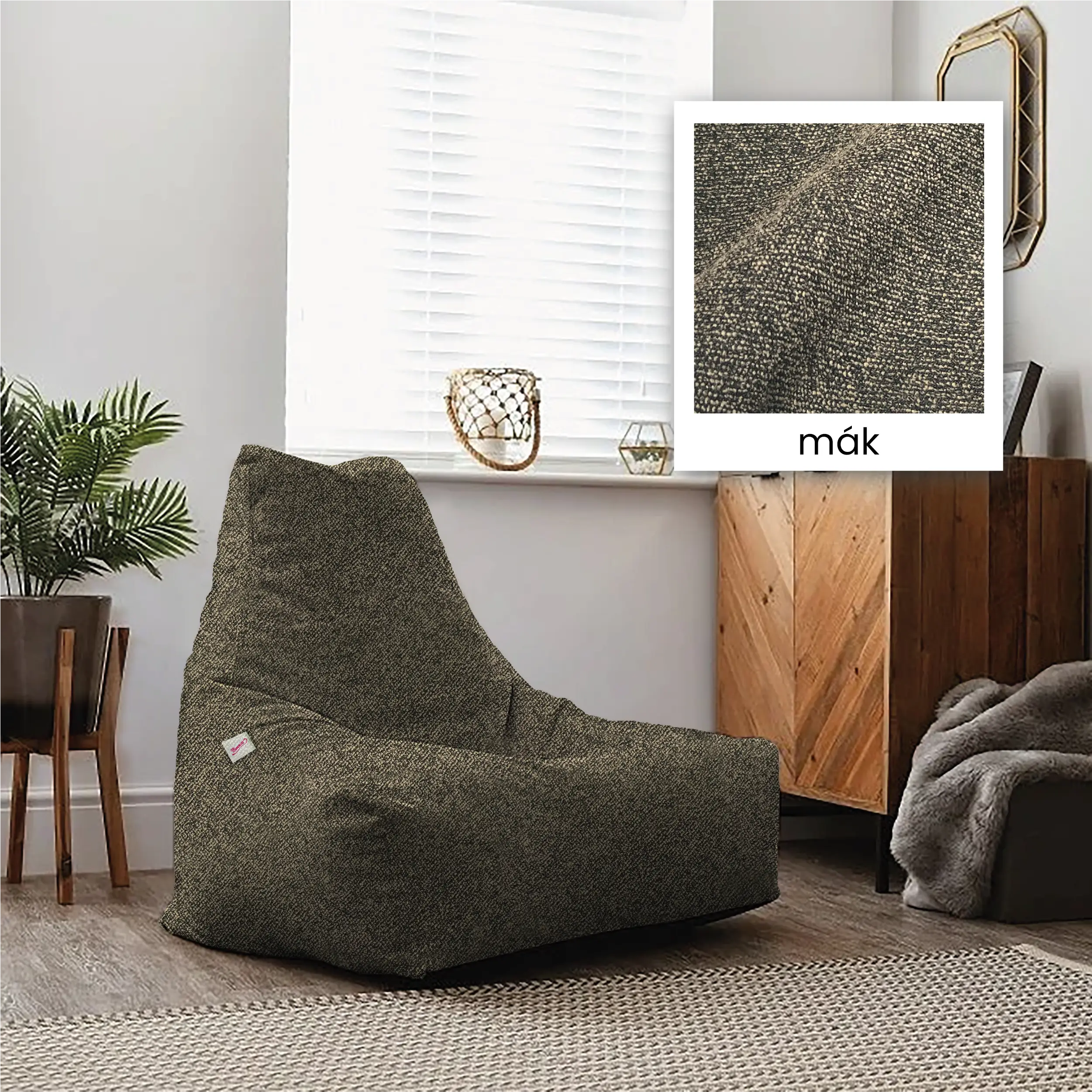 Lazybag Beltéri Babzsákfotel Felnőtteknek 400L