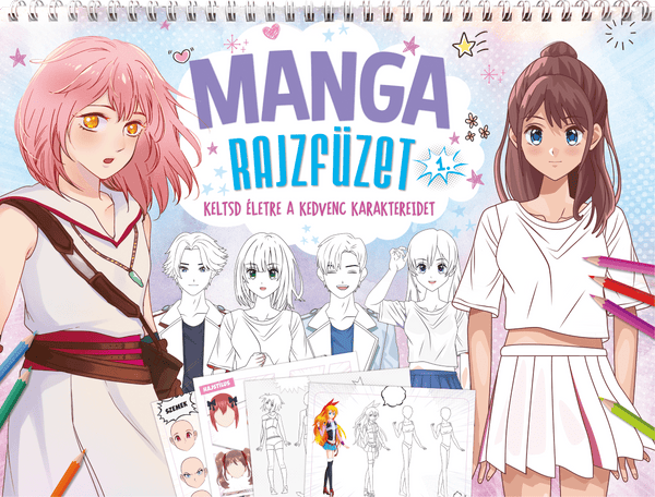 Manga rajzfüzet 1. - Mommies.hu - 