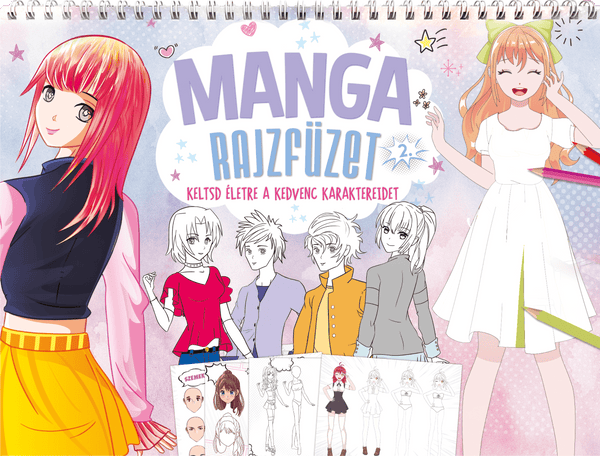 Manga rajzfüzet 2. - Mommies.hu - 