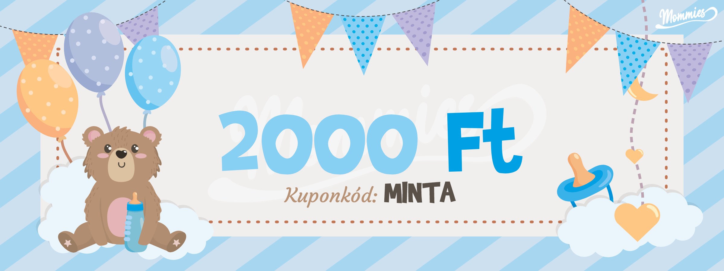 Mommies Babakék Ajándékkártya - Mommies.hu - 