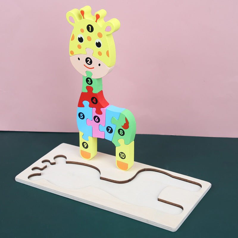 Montessori 3D Fa Puzzle - Mommies.hu - BABA