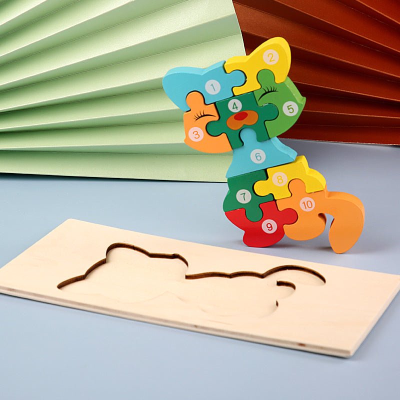 Montessori 3D Fa Puzzle - Mommies.hu - BABA