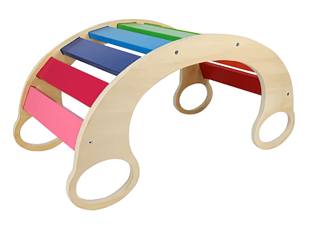 Montessori 5in1 Gyermek Szivárvány Hinta - Mommies.hu - 