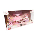 Nagy Babaház Bútorszett - Fehér Nyuszi Figurával - Mommies.hu - NAGYOBB