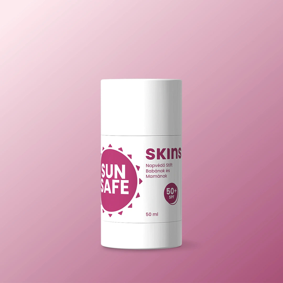 SKINS SunSafe SPF50+ Napvédő Stift Babának és Mamának 50ml