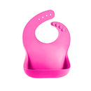 Szilikon baba előke ételfogó zsebbel