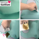 Szilikon baba előke ételfogó zsebbel