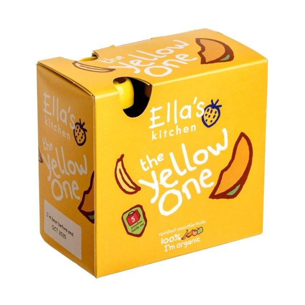 Ella’s Kitchen Organikus Sárga gyümölcsös smoothie bébiétel 6 hó+ 5x 90 g