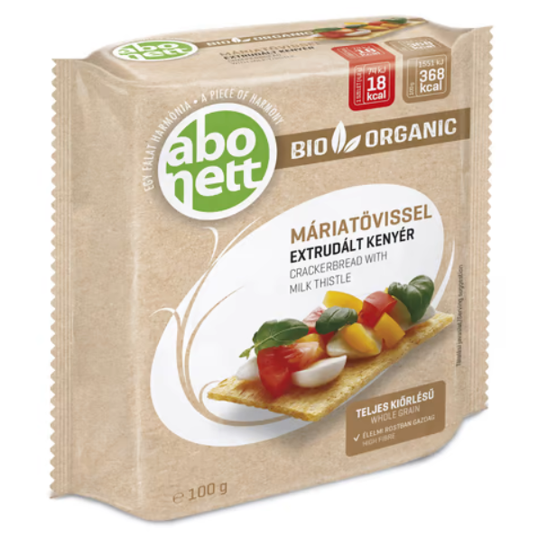 Abonett extrudált bio kenyér máriatövissel - 100 g