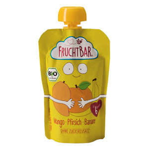 Fruchtbar BIO Mangó, őszibarack, banán bébiétel 6 hó+ 100g