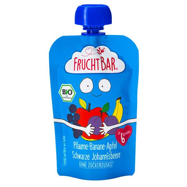 Fruchtbar BIO Szilva, banán bébiétel 6 hó+ 100g