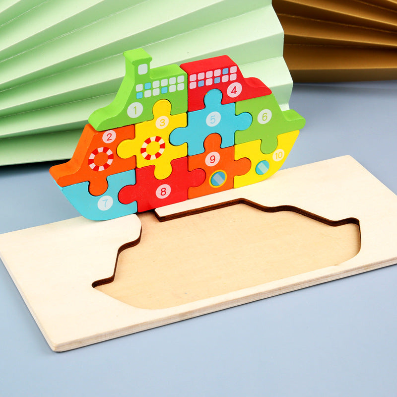 Montessori 3D Fa Puzzle