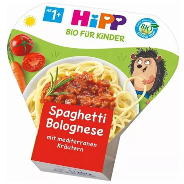 HiPP Bio Bolognai Spagetti bébiétel 250 g 12 hó+