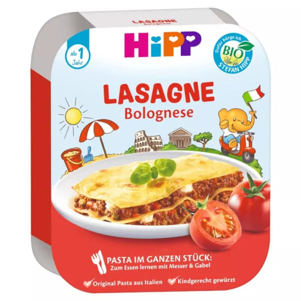 HiPP Bio Bolognai lasagne bébiétel 250 g 12 hó+