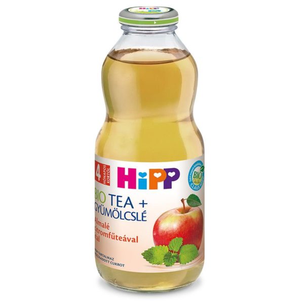 HiPP Bio Gluténmentes Almalé citromfű teával 500 ml 4 hó+