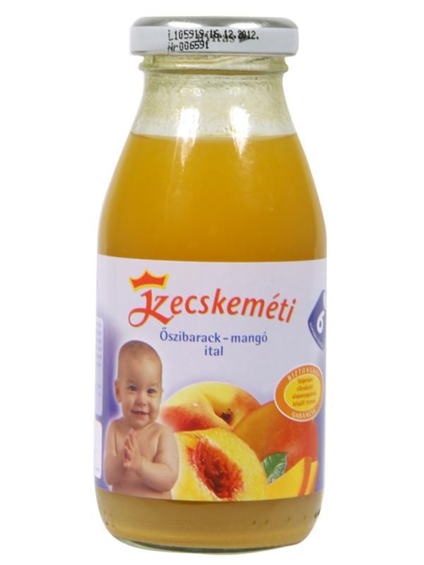 Kecskeméti Őszibarack-mangó ital 200 ml 6 hó+