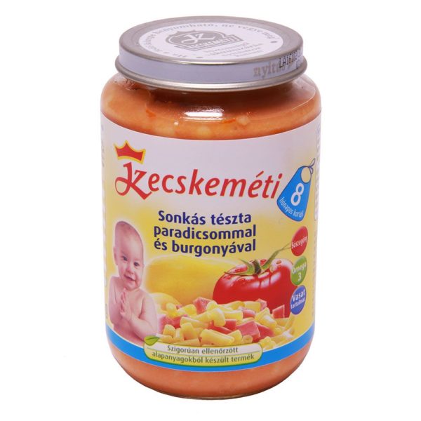 Kecskeméti Sonkás tészta paradicsommal és burgonyával 220 g 8 hó+