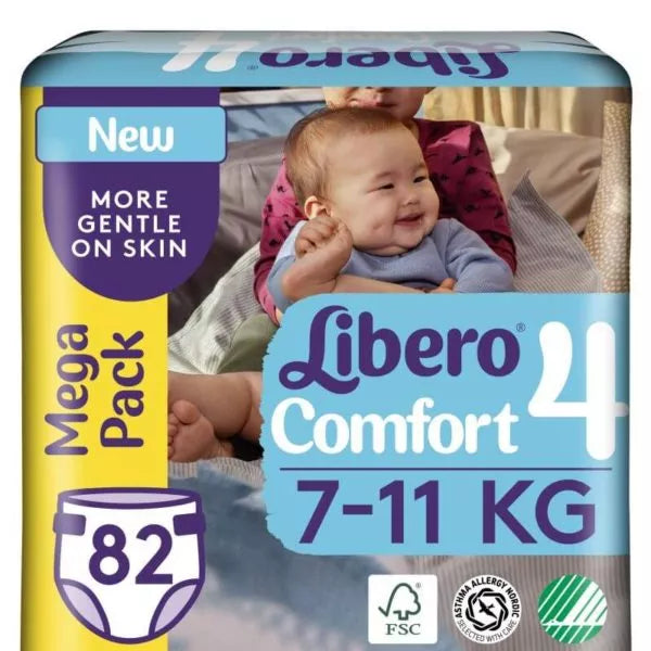 Libero Comfort 4 nadrágpelenka (7-11 kg) Mega Pack 82 db