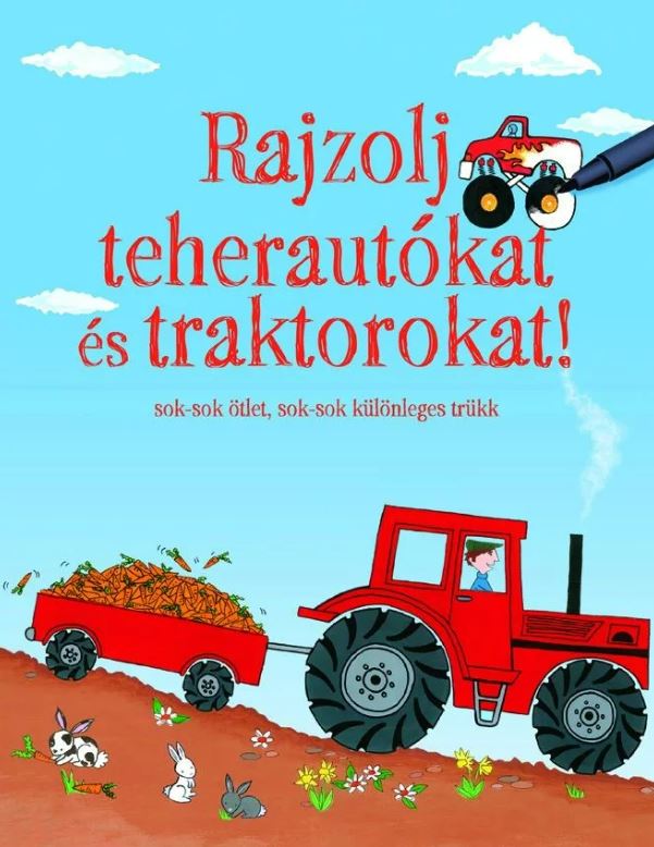 Rajzolj teherautókat és traktorokat!