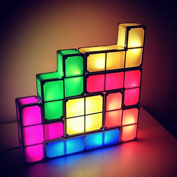 Építhető Tetris Lámpa