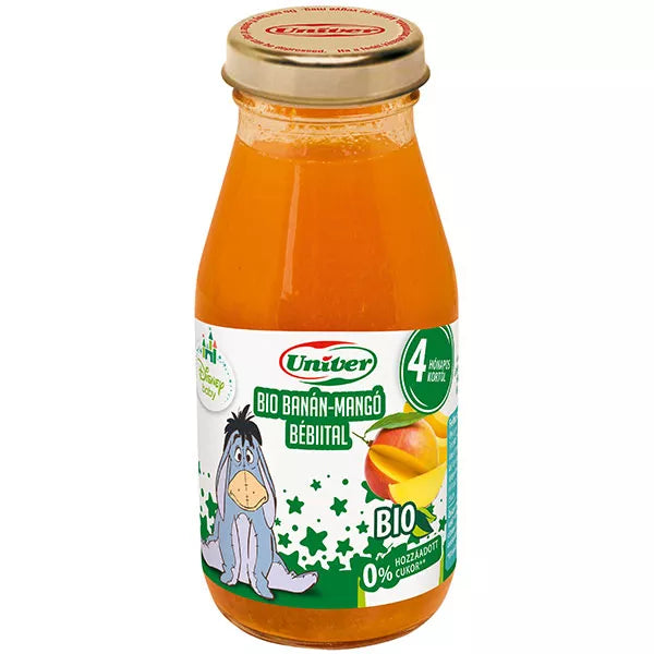 Univer Bio banán-mangó bébiital 200 ml 4 hó+
