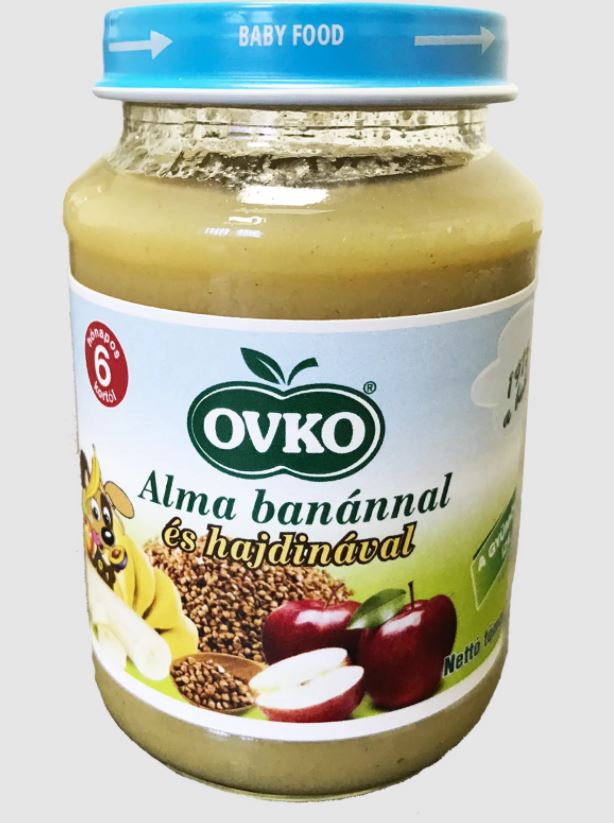 Ovko Alma banánnal és hajdinával bébiétel 6 hó + 190 g