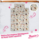 Babóca Borostyános Babaágynemű és Huzat Szett Lepedővel (5 részes)