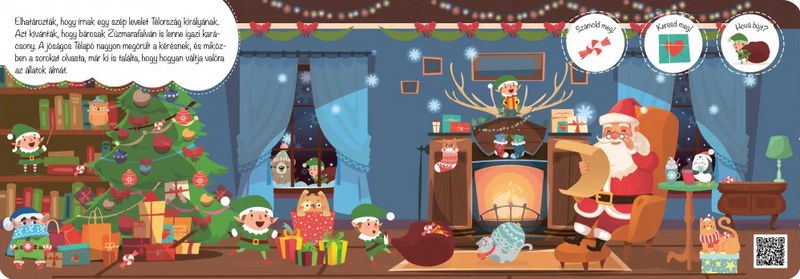 Zúzmarafalva Karácsonya - Mini mese keresgélős játékkal 3+ év