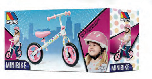 Molto Minibike lányka sisakkal 3-5 év
