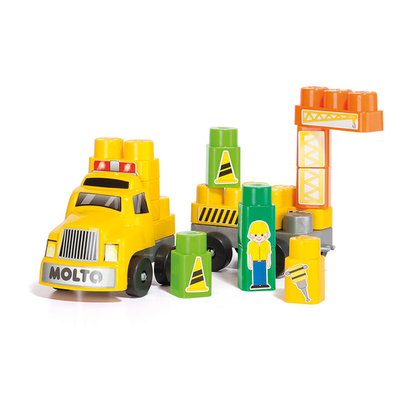 Molto Blocks teherautó kockaépítő  1-5 év