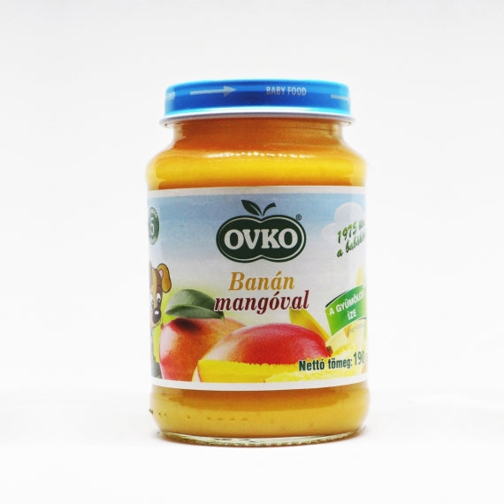 Ovko Mangó banánnal bébiétel 5 hó + 190 g